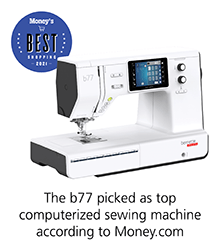 The b77 picked as top computerized sewing machine according to money.com