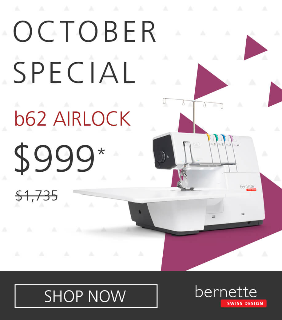 October Special b62 Airlock $999 originaly $1,735. shop now bernette