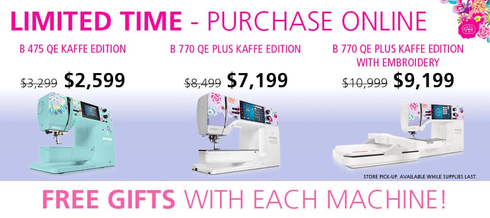 Exclusive Kaffe Special Edition machines on sale. Also when you purchase a machine, get free gifts. Buy Now.