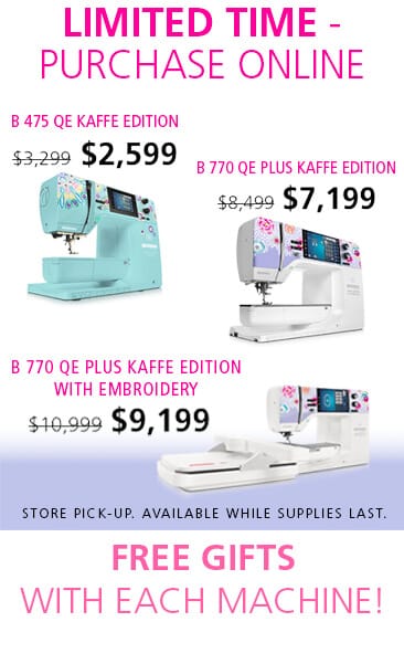 Exclusive Kaffe Special Edition machines on sale. Also when you purchase a machine, get free gifts. Buy Now.