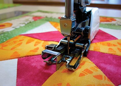 25% off BERNINA Three-Sole Walking Foot with Seam Guide #50