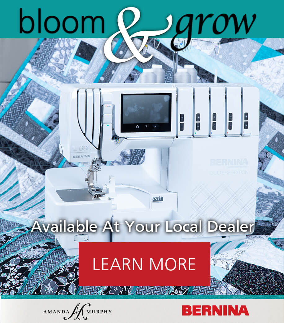 Bloom & Grow Serger Quilt Pattern inspired by Amanda Murphy. Learn More.