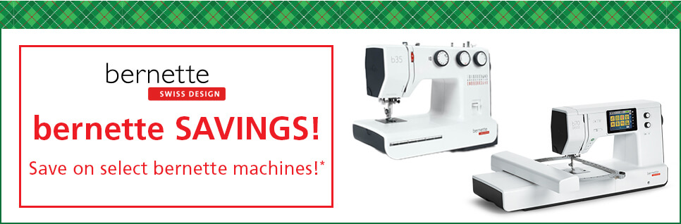 Save on selecte bernette machines!  Shop Now.