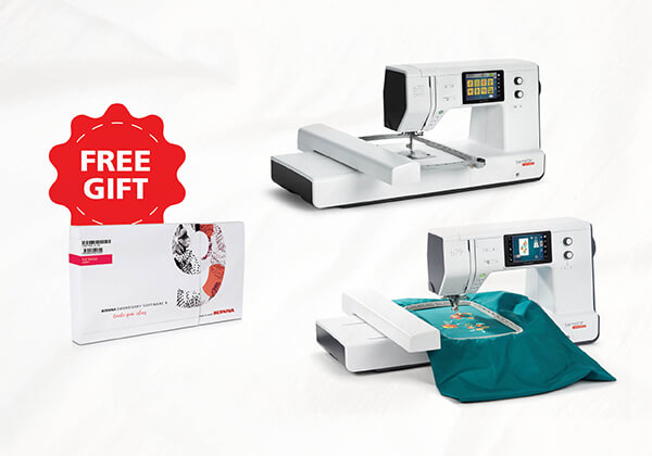 FREE V9 Creator Software. Purchase a bernette 70 DECO or b79 and receive BERNINA v9 Creator Software- FREE!