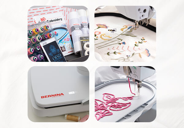 25% off MSRP on all Embroidery Hoops, the BERNINA Embroidery Bundle and BERNINA Embroidery Modules