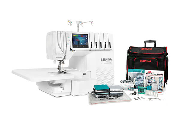 Experience effortless serging with the one-step BERNINA Air Threader!  Plus,  get a FREE Bloom & Grow Quilt Project Kit with your purchase of L 890 Quilters Edition.
