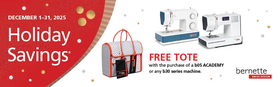 Don’t miss these special offers for select bernette machines! Shop Now.