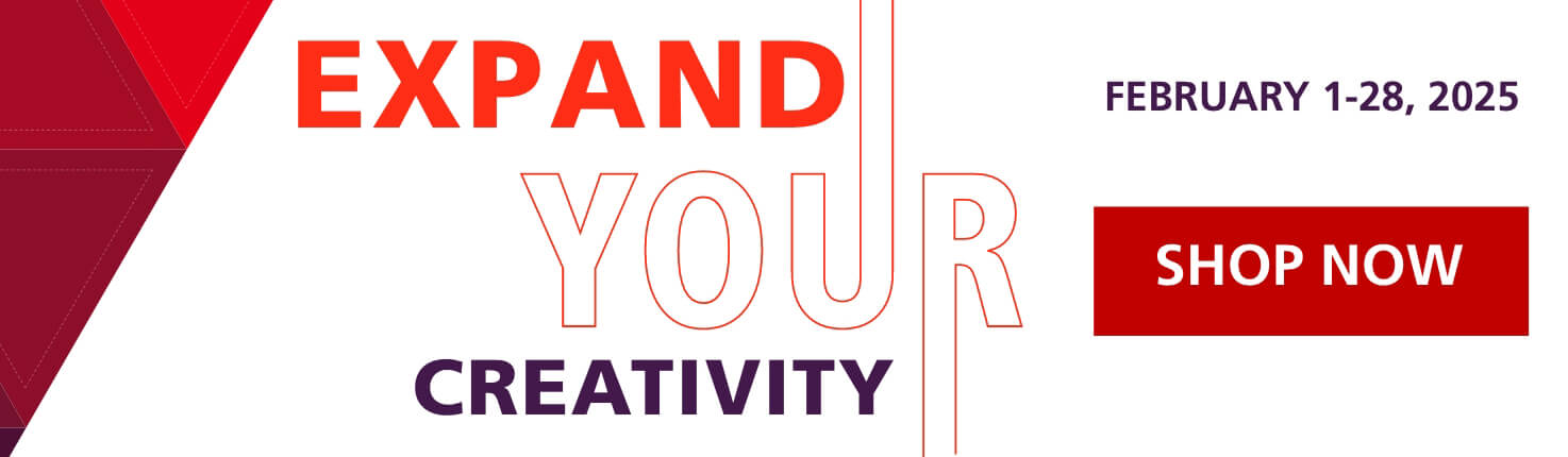 Expand your creativity. Shop Now.