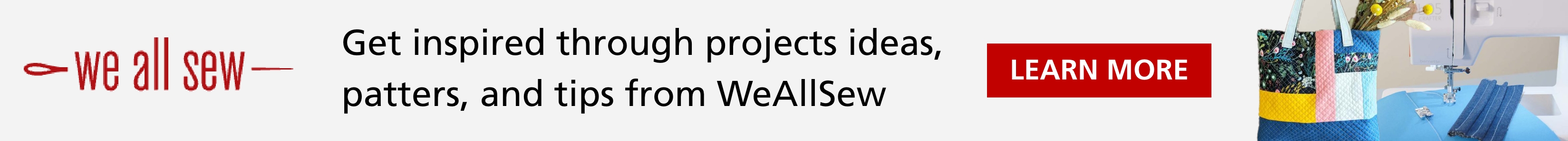 Get inspired through projects ideas, patters, and tips from WeAllSew