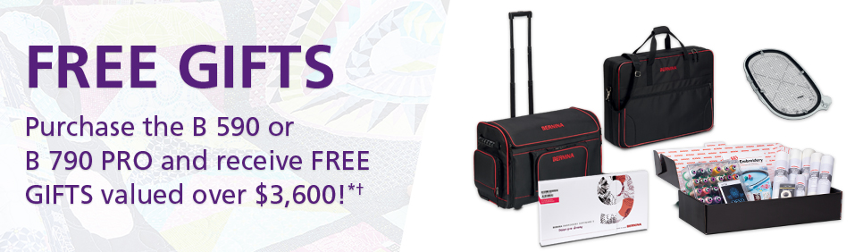 Purchase a new B 590 or B 790 PRO and receive an incredible gift package!!