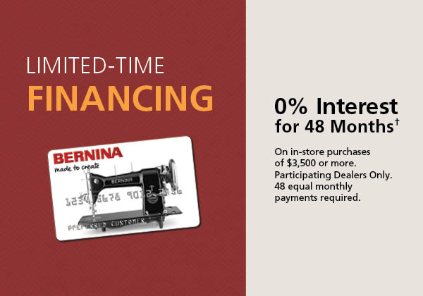 Take advantage of our special financing offer.