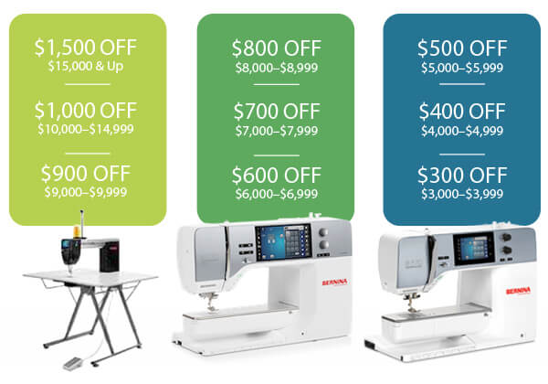 BERNINA June Savings SHOP NOW