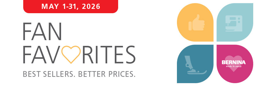 May BERNINA Savings! Shop Now!